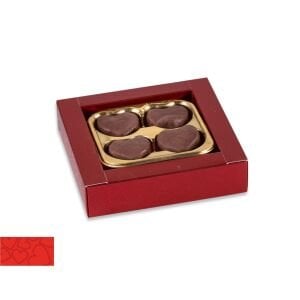 Çikolata Kaplı Kalp Pişmaniye 4'Lü 70 gr