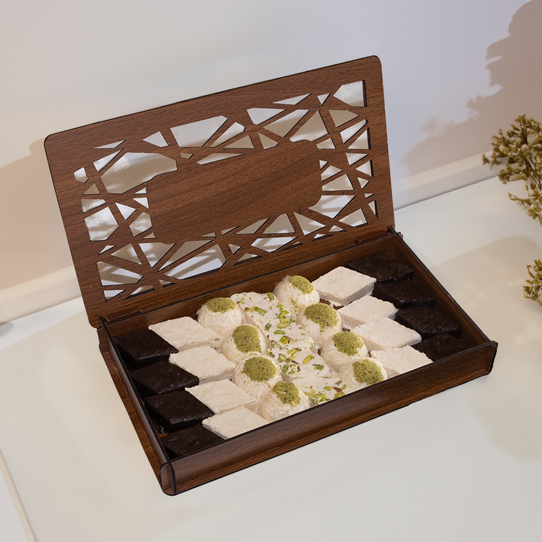 Pişmaniye Ahşap Kutu Elegance 500 GR