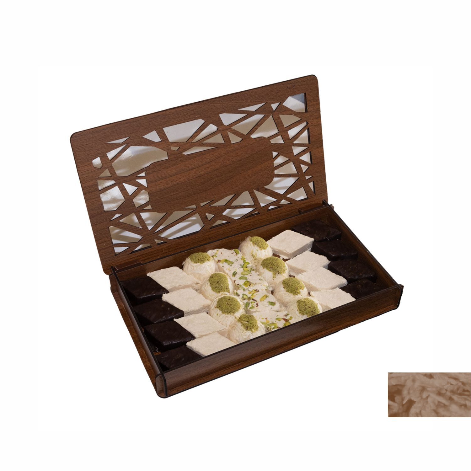 Pişmaniye Ahşap Kutu Elegance 500 GR