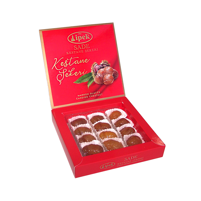 Kestane Şekeri Sade Mini Boy  240 GR