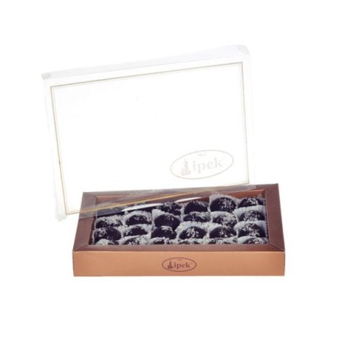 Çikolata Kaplı Kestane Şekeri Şeffaf Kutu 400 GR