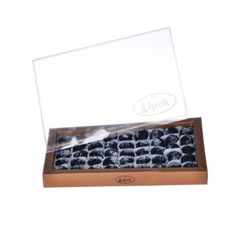 Çikolata Kaplı Kestane Şekeri Şeffaf Kutu 800 GR